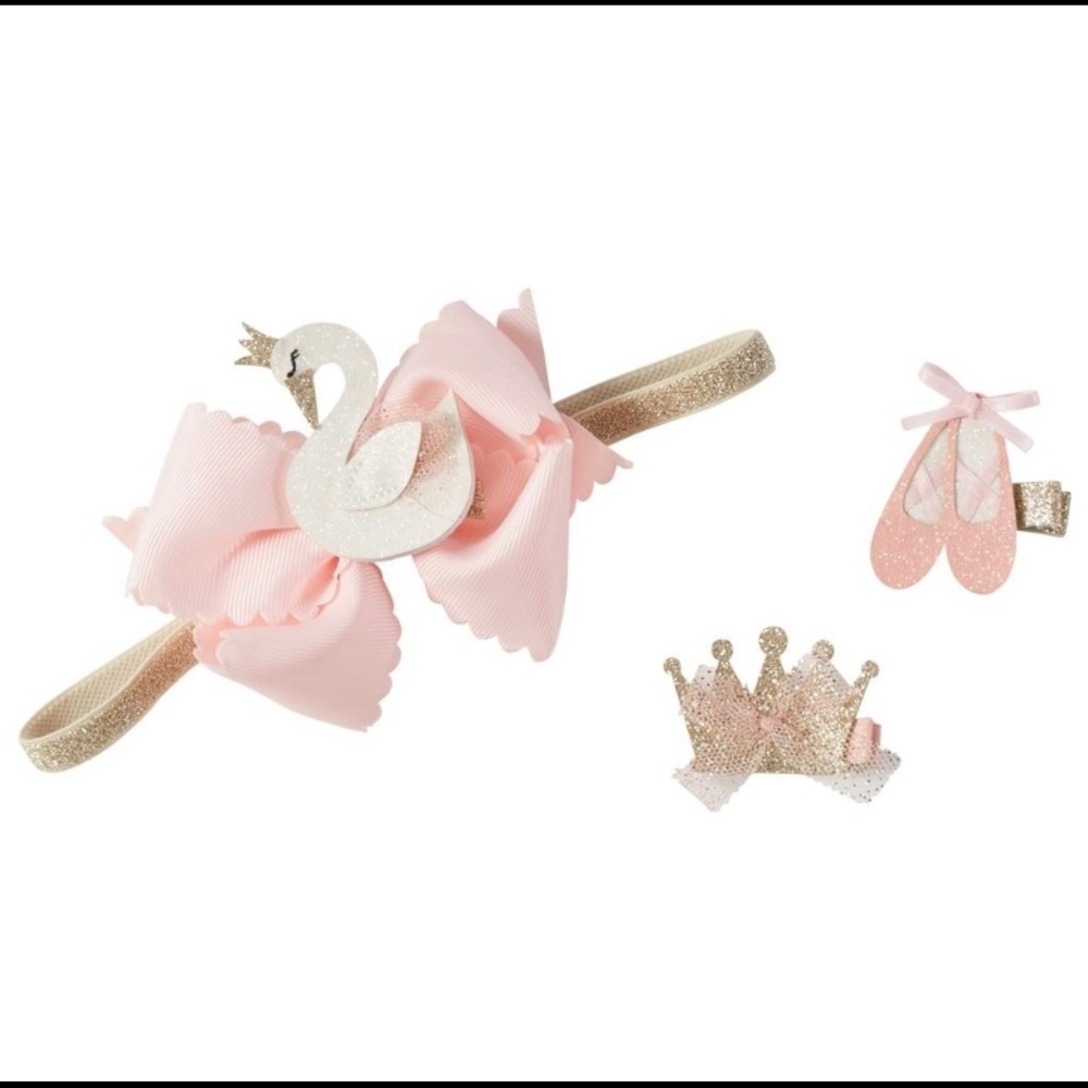 💝HP 09/28 💝Mud Pie Ballerina Swan hair accessory - Picture 10 of 10